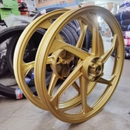 Y125Z Y125 SPORT RIM 6 BATANG GOLD BLACK "GP RACING"