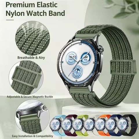 22mm Breathable Watch Band for Samsung Galaxy Watch 3 45mm/Gear S3 Frontier/Garmin Venu 4 3 45mm/For