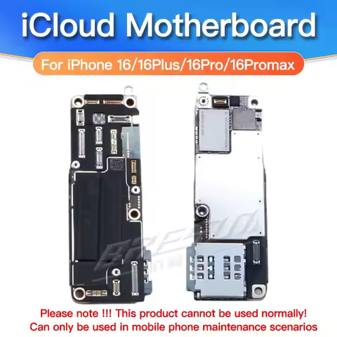 iCloud-locked logic board 16/16 Plus/16 Pro/16 Pro Max (for repair practice); supports full startup 