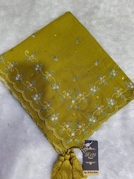 hijab segiempat R139 motif teratai