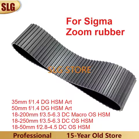 NEW 35mm 35 mm f/1.4 Lens Zoom Rubber Grip Ring For Sigma ART 50mm F1.4 DG HSM 18-200mm 18-200 18-25