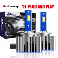 2PCS Auto Lamp D1S LED D3S D2S D4S D5S D8S D3R LED Canbus Car Headlight Bulbs 6000K 30000LM Kit to R