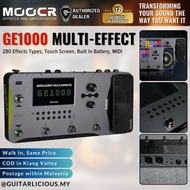 MOOER GE1000 Guitar Amp Modelling and Multi Effects Pedal with Touch Screen - GE1000 / GE-1000