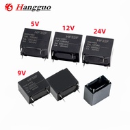 10PCS/LOT Original JZC-32F-012-HS3 HF32F-005/009/012/024/ Relay 4 pin 5A group normally open