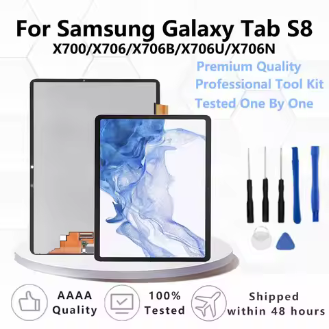 OEM For Samsung Galaxy Tab S8 X700/X706/X706B/X706 LCD Display Touch Screen Digitizer Matrix Panel T