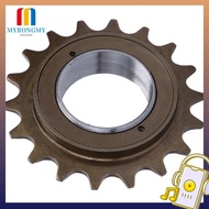 MYRONGMY Bike Freewheel, Easy Installation 7.8cm Diameter Single Speed Freewheel, Durable Steel 18 T