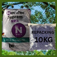 10KG BAJA SUBUR NOVATEC SUPREME 21-5-10-3+6s+TE PEMBAJAAN ANAK POKOK JADI SUBUR BAJA SUBUR