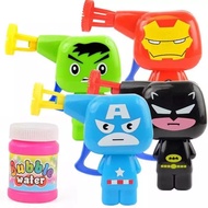 Bubble Super Heros Dolphin Fish Shark Gun Shooter Soap Bubble gun Kids Toys