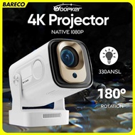 ANSI 330 Pro Mini Portable Android 11 WiFi Bluetooth Projector - HY260Pro