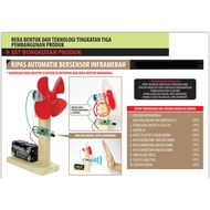 PROJEK RBT TINGKATAN 3 KIPAS AUTOMATIK BERSENSOR INFRAMERAH (1SET)