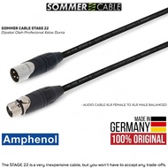 Sommer Original | XLR to XLR Balanced Audio Cable - (SOMMER, AMPHENOL, XLR FE - XLR MA)