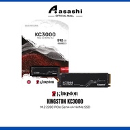 Kingston KC3000 512GB / 1024GB / 2048GB / 4096GB M.2 2280 PCIe Gen4 x4 NVMe SSD