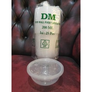 Thinwall Round DM 200ml contents 25 sets