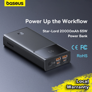 Baseus 65W 20000mAh Fast Charging Power Bank Star-Lord Digital Display Quick Charge Portable Charger