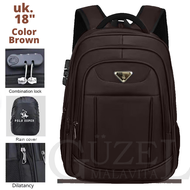 Tas Ransel Laptop Pria POLO SUPER 18 INCHI EXPANDABLE MICRO VIBER GRATIS Kunci Kombinasi + Jas Hujan