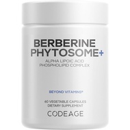 Codeage Berberine Phytosome plement - Berberine HCL, Alpha Lipoic Acid, Phospholipid Complex - 2-Mon