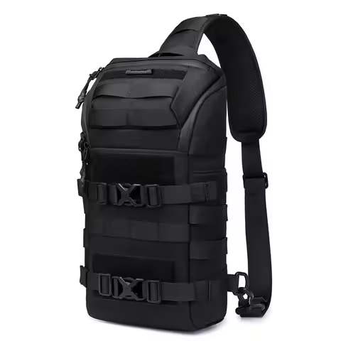 OZUKO Bicycle Bag Crossbody Bag Camping Riding Travel Rucksack Molle Tactical Bags Hiking Cycling Ou