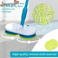 MARIER 2 Pcs Electric Mop Replacement Cloth for Electric Mop Hemming Circular Mop Cleaning Cloth