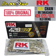 RK TAKASAGO JAPAN 428 122L 132L 122 132 KLO ERO ORING O RING GOLD CHAIN EMAS RANTAI RXZ Y125Z LC135 