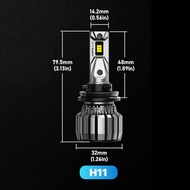 Novsight N71 ไฟหน้ารถ ไฟตัดหมอก LED Plug and Play 9005 9006 H4 H7 H11 ชุดเปลี่ยน 16000LM 60W Bright