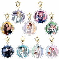 Popular Anime Alien Stage Keychains Bag Pendant Mizi Sua Till Luka Ivan Hyuna Cosplay Accessories Ca