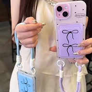 Overseas Silicone Aesthetic Butterfly Card Holder Casing Redmi 15C F7 C85 15T Pro A5 13C Note 13 Pro