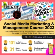 [38GB Video Course] Social Media Marketing & Management Course ( 101 Lectures, 31 hours+ Video Tutor