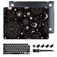 Crystal black Print laptop case Compatible with MacBook Pro13 14 inch M3 M4 M2 A3112 A3401 A2338 Air