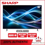 [MUAR & MELAKA] Sharp 4TC65HJ6000X 65" 4K UHD Google Smart TV