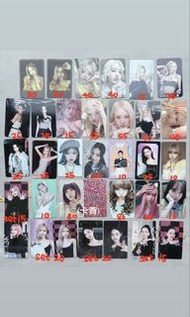BLACKPINK 小卡 lisa小卡 rose小卡 jennie小卡 jisoo小卡