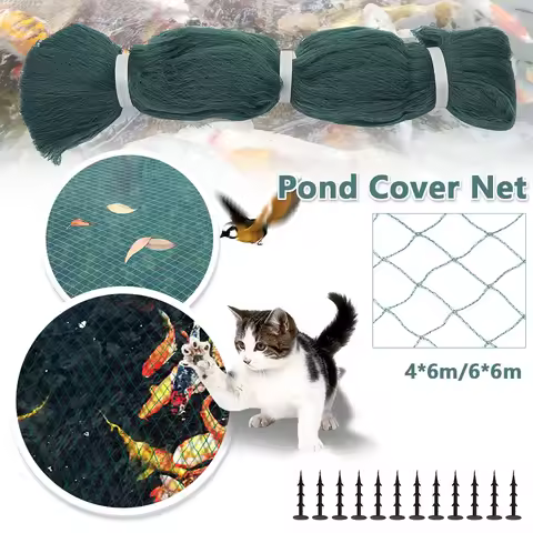 Anti Bird Netting Pond Cover Net Landscape Swimming Pool Protective Net Pond Litter Net for Anti Lea