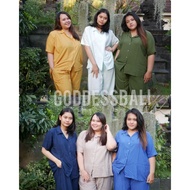 GODDESS BALI | Jumbo Suit Jumbo Basic Pajama/ XXL LD 120cm & 3XL LD 130cm Fit to BB 110kg