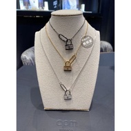 Daigou APM Monaco Genuine Meteor Lock Hexagram Pendant Couple Clavicle Chain Necklace Gift