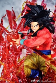 龍珠 景品 超四 孫悟空 十倍龜波氣功 爆氣地台 ver2 (pm查詢） dragonball SSJ4 Goku X10 Kamehameha Flame Effect Diorama ver2 龍