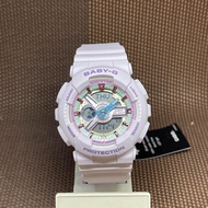 Casio Baby-G BA-110XPM-6A Colorful Pastel Purple Analog Digital Ladies Watch