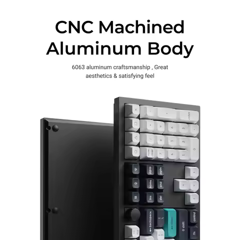 Keychron Q6 Max QMK/VIA Wireless Custom Mechanical Keyboard Full Aluminum Side-Printed Keycaps RGB B