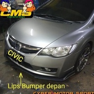Athena - Lips bumper depan civic FD. front lips bumper civic FD. winglet civic fd. Lips bumper honda
