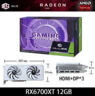 MLLSE AMD RX6700 XT 12GB กราฟิกการ์ด GDDR6 192Bit PCI-E 4.0×16 6+8Pin Radeon GPU Rx6700XT การ์ดแสดงผ