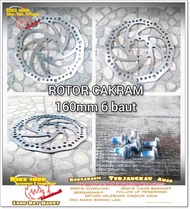ROTOR MTB SIX BOLT 6 BAUT 203mm Rotor Sepeda MTB BMX