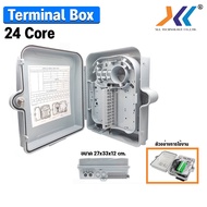 กล่องสำหรับพักจุดเชื่อมต่อสายไฟเบอร์ออฟติก 24 Port แบบกันน้ำ Terminal Box 24 Core(OUTDOOR)