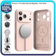 Ringke for iPhone 17 Pro Max Silicone Magnetic Pink Sand Merah Case Magsafe Magnetik Softcase No Yel