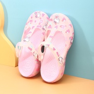 Hello Kitty kanak-kanak Hole Shoes For Girls Mary Jane Sandals For Girls Mary Jane Summer Beach Shoe
