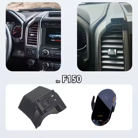 Special Phone Holder For Ford F150 F-150 Raptor 2019 2020 2021 Magnetic Car Phone Mount Smart Sensin