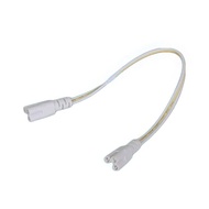 20cm T5 T8 Double End 3 Pin LED Tube Connector Cable Wire Extension Cord for Integrated LED Fluorescent Tube Light Bulb White