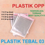 OPP PLASTIC 24 MICRON Thickness CONTENTS 100 SHEETS 7 X 17 tp sheet 8 X 17 tp sheet 7 X 18 tp sheet 