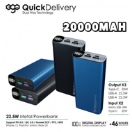 Q8 20000mAh 22.5W PD QC 3.0 行動電源 二色