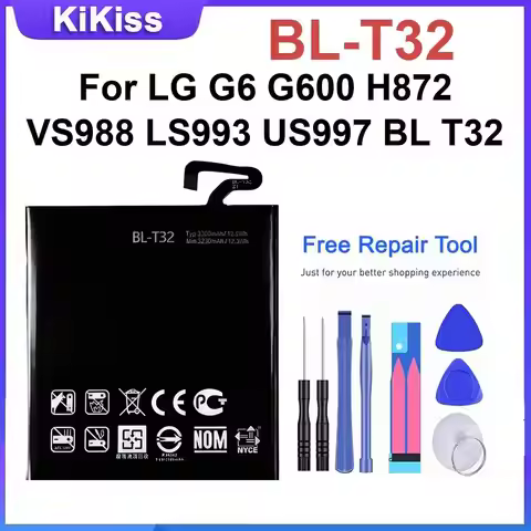 BL-T32 Mobile Phone Battery For LG G6 G600 H872 VS988 LS993 US997 Brand New Batteries