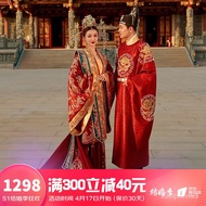 YQ6 Zhiji（ZEIMSSMM）Original Song Hanfu Wedding Clothes New Row Flower Studio Couple Themed Photography New Chinese Style