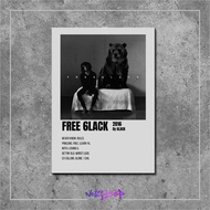 Music band Album Poster Free 6Lack 6Lack mdf Wood Poster Room Display