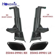 85208-05021&85207-05021 Headlight Water Spray Nozzle+85044-09901&85045-09901 Cap For Toyota AVENSIS 